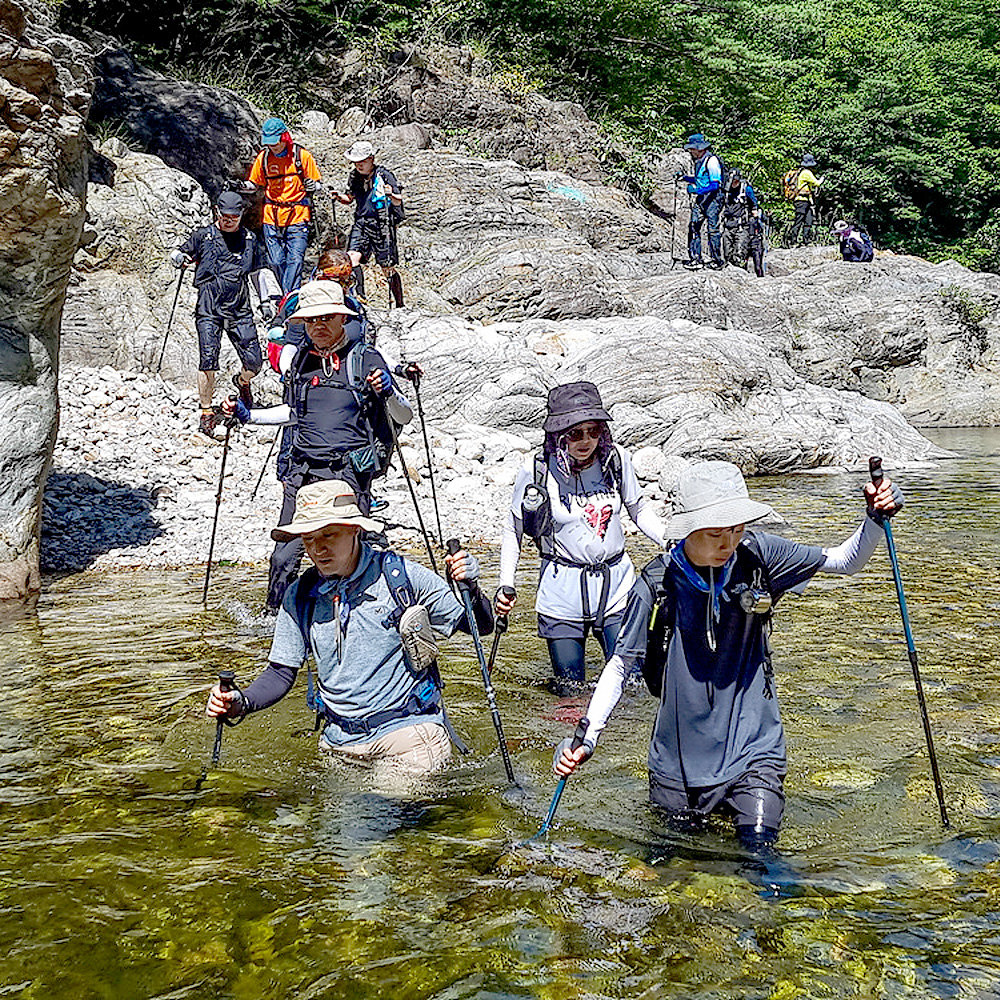 계곡바우길 20.5km 8시간