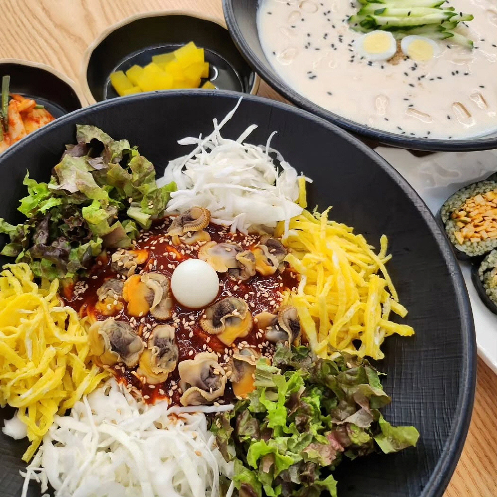 배말칼국수김밥