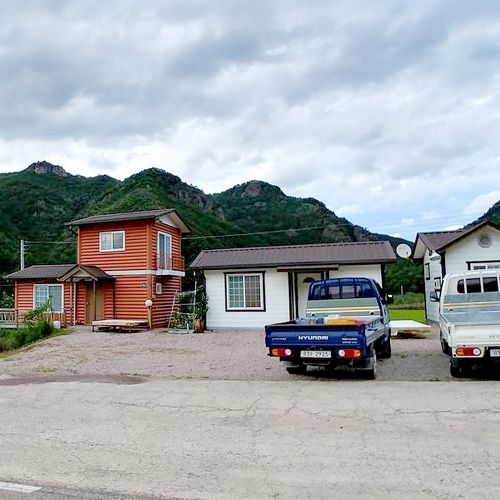 주산지말이민박