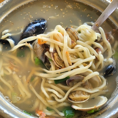 행운조개구이칼국수