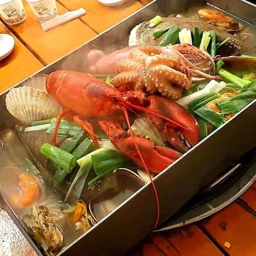 바위섬조개구이