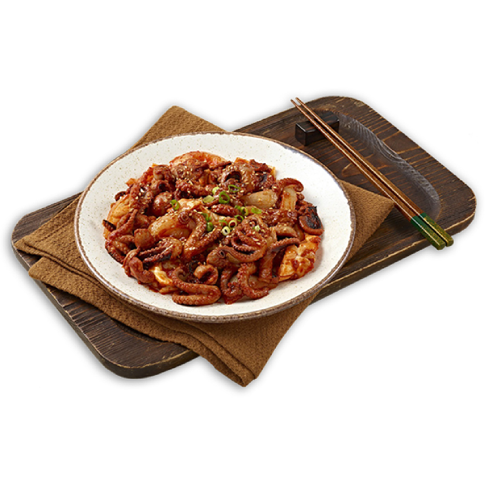 사월에보리밥과쭈꾸미