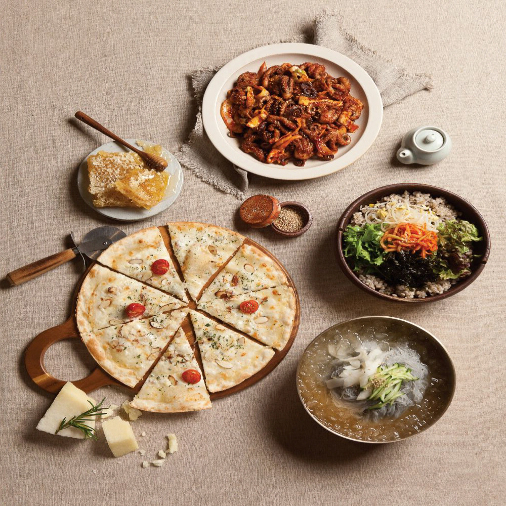 사월에보리밥과쭈꾸미