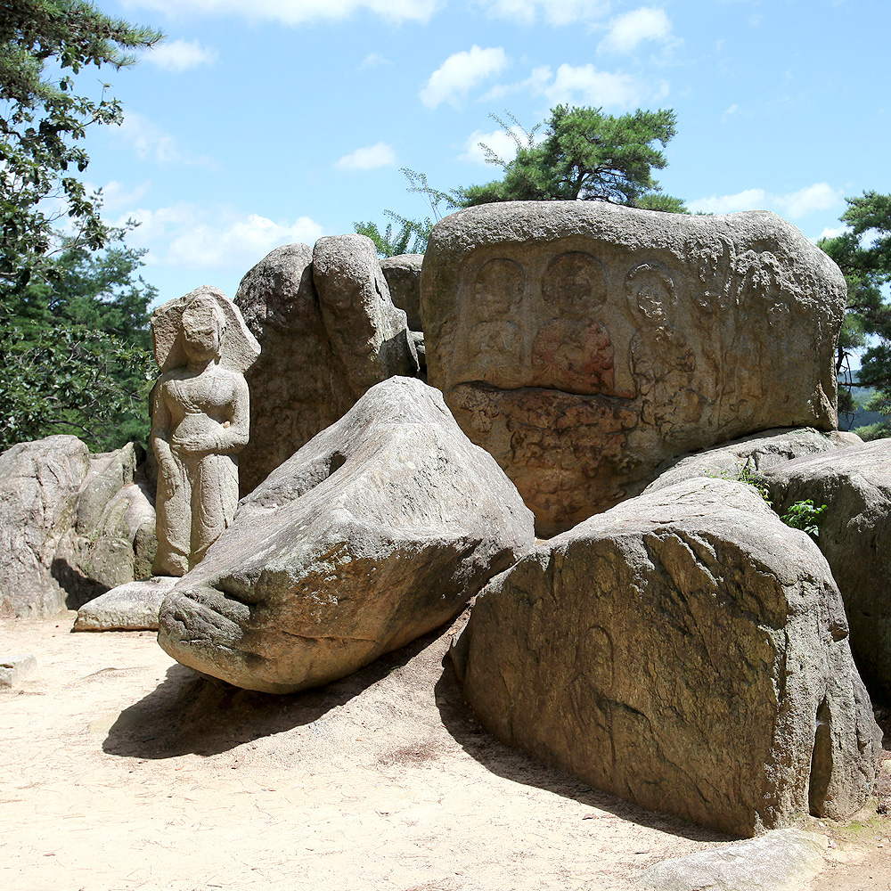 경주남산 탑곡마애불상군