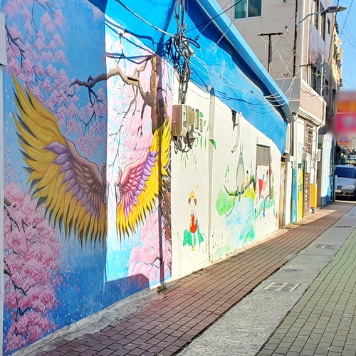 계림로 벽화골목