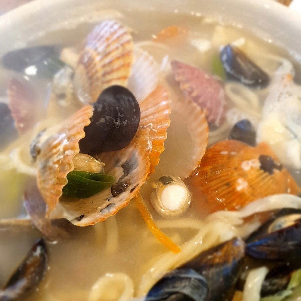 현미네조개구이